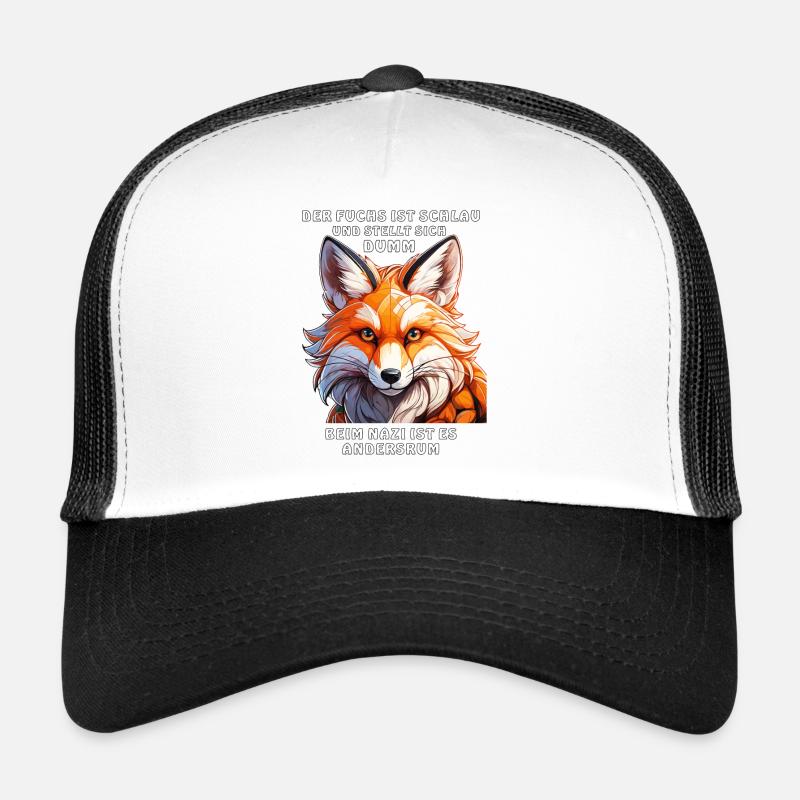LE RENARD EST INTELLIGENT Casquette trucker 
