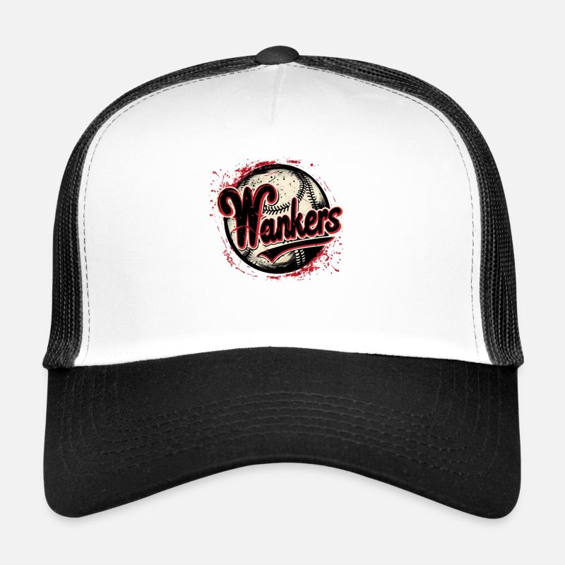 Wankers, parodie d’équipe de baseball Casquette trucker 