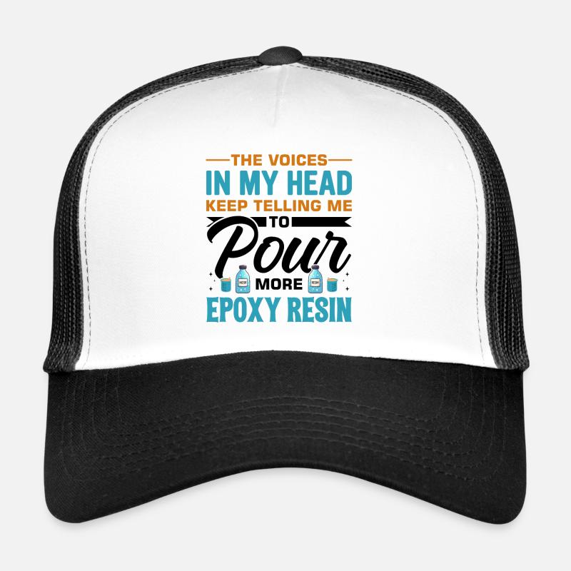 Drôle de dicton en résine époxy Casquette trucker 