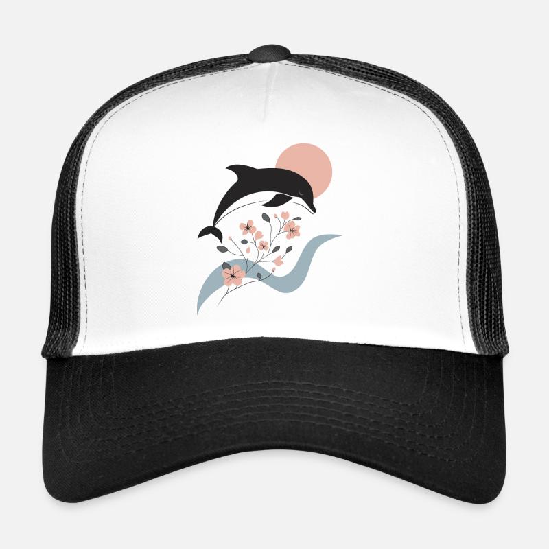 Elegant Dolphin Trucker Cap