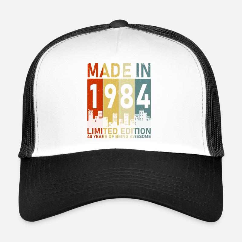 1984 Geburtstag: Legendäres Retro-Geschenk Trucker Cap