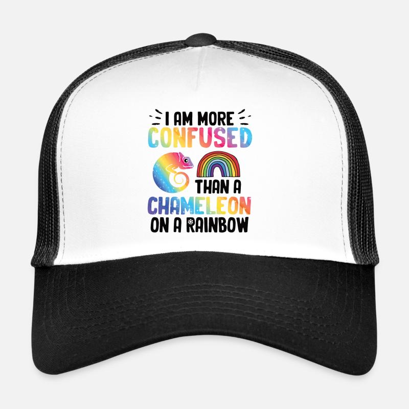 Je suis plus confus qu’un caméléon Casquette trucker 