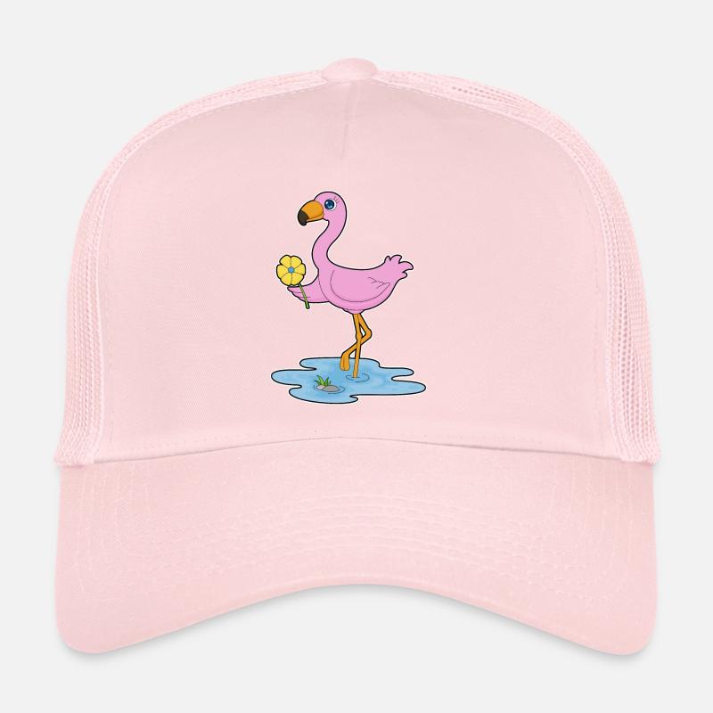 Flamingo Blume Trucker Cap