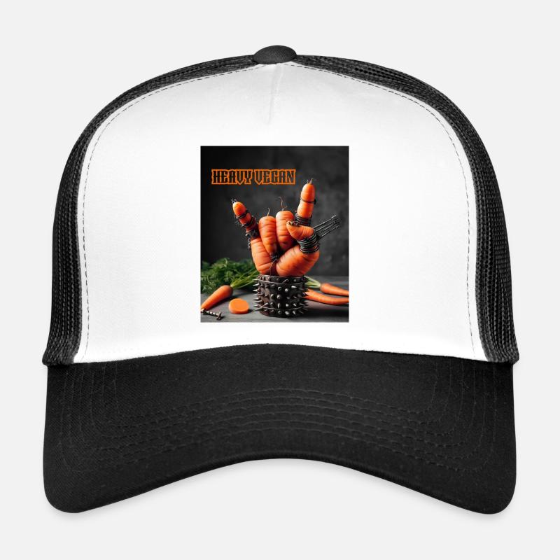 Végétalien lourd Casquette trucker 