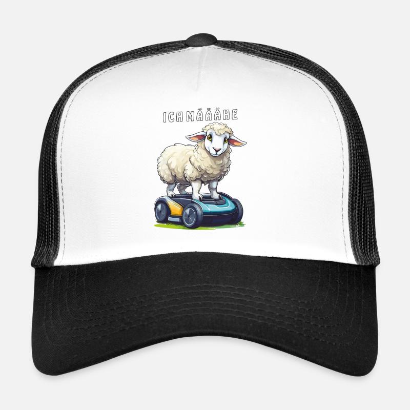 ROBOT TONDEUSE À GAZON POUR MOUTONS I MÄÄÄHE Casquette trucker 