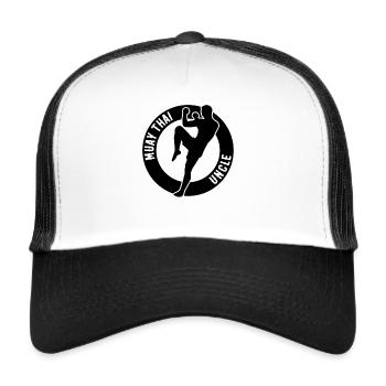 Muay Thai Uncle Muay Thai Fighter - Trucker Cap - white/black - Front