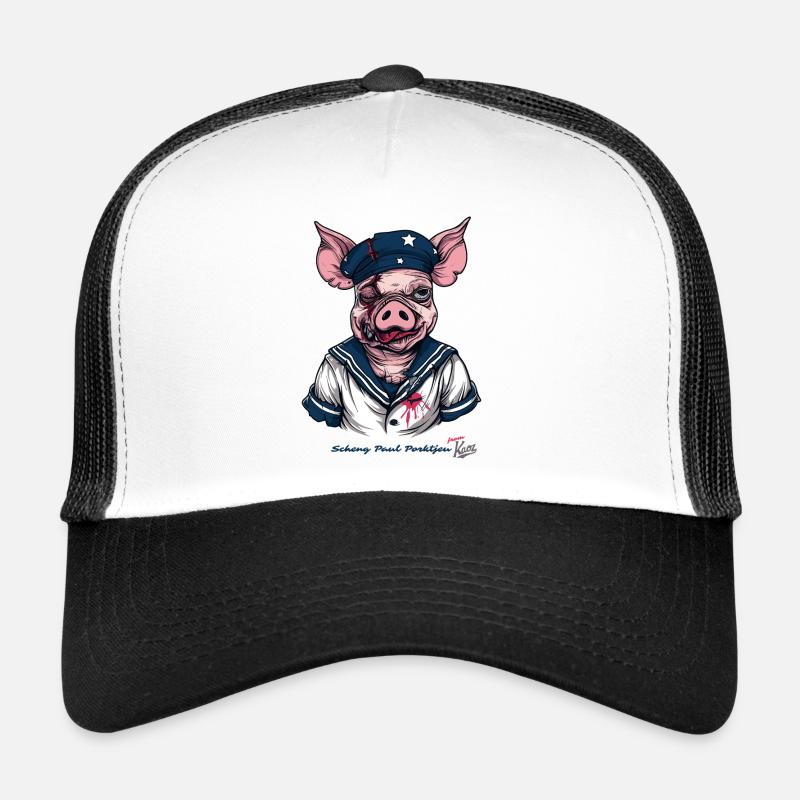 L’odeur d’une truie battue et d’un cochon marin Casquette trucker 
