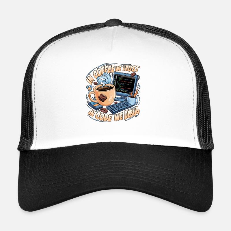 CoffeeCode Debug : Dans le code, nous déboguons Casquette trucker 