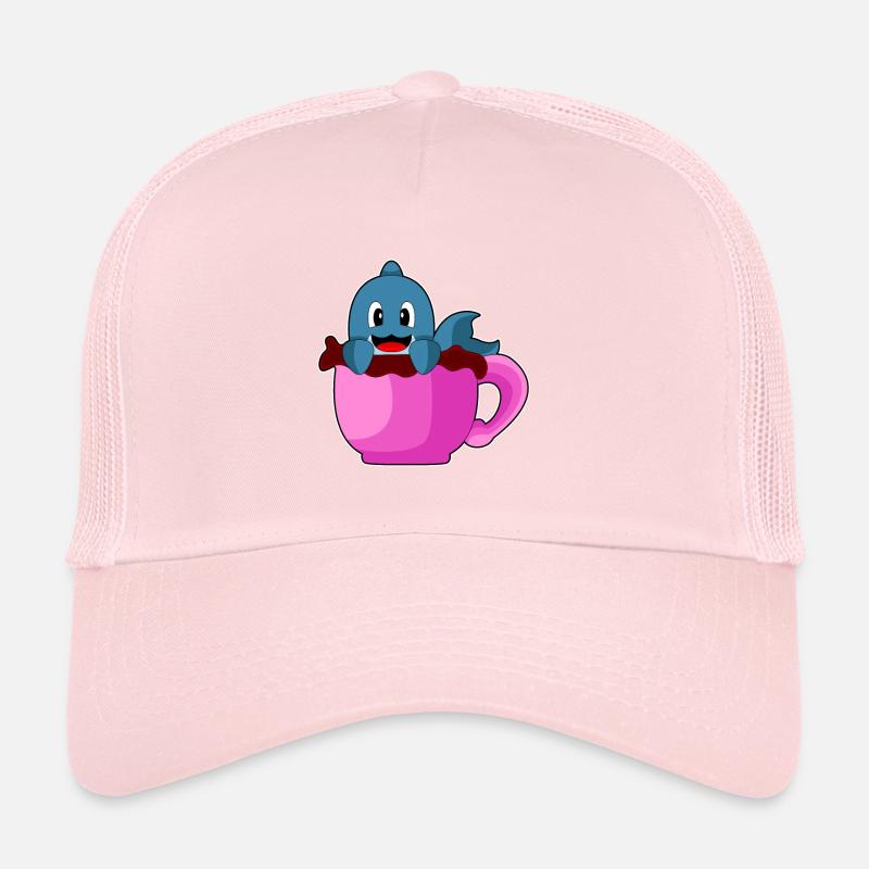 Dolphin Coffee Mug Trucker Cap