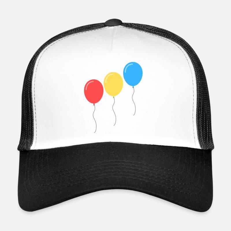 Three Bright Balloons Pop Art Trucker Cap