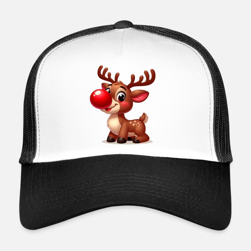 Rentier - Trucker Cap - Weiß/Schwarz