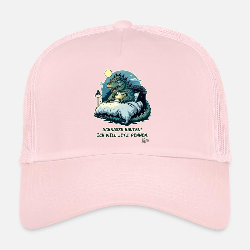 Crocodile alligator au lit, museau je veux dormir Casquette trucker 
