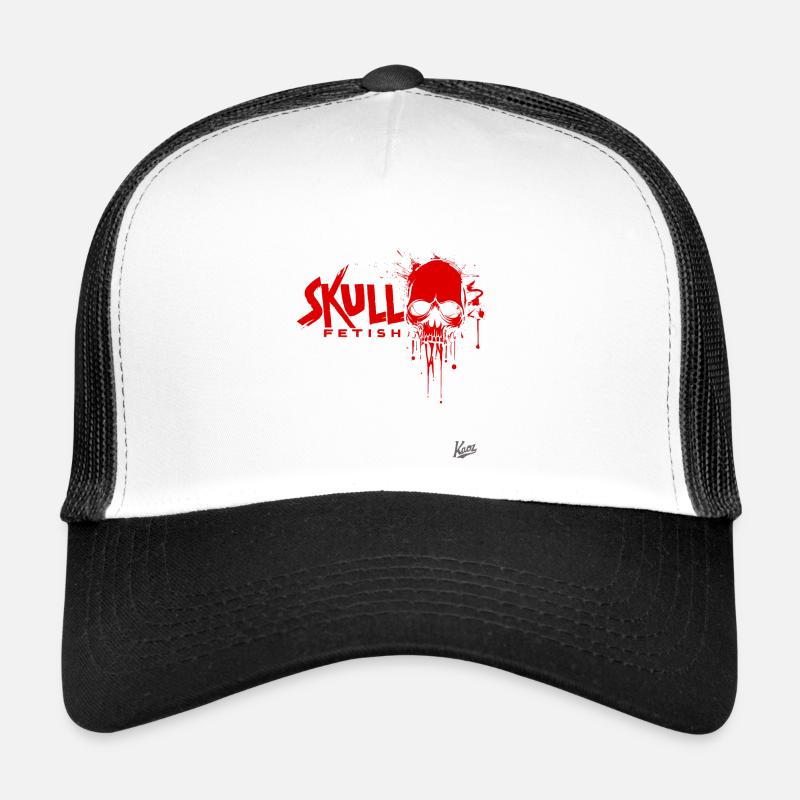Fétichisme du crâne : Style Rock the Skull Casquette trucker 