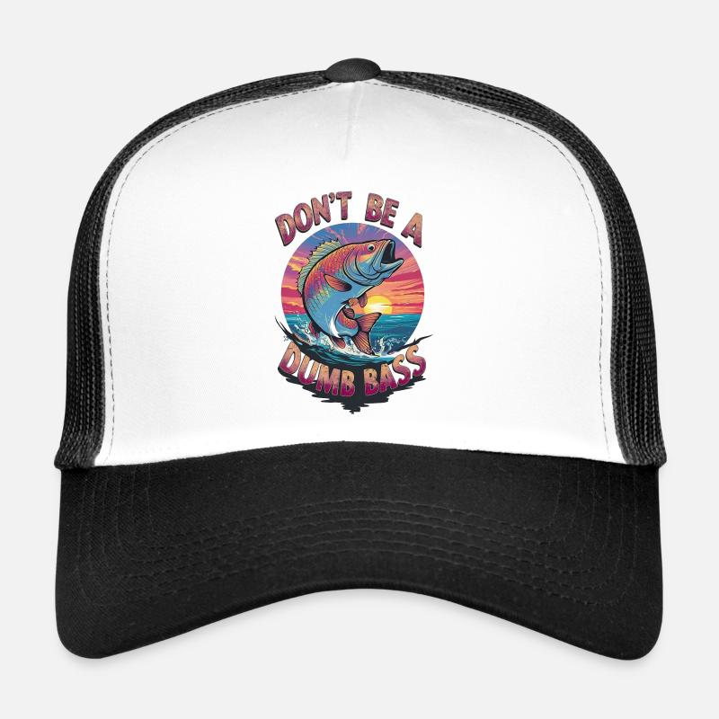 Seien Sie kein dummer Bass-Visual Trucker Cap