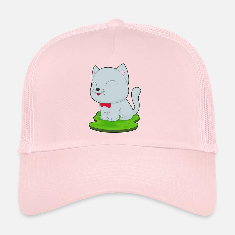 Noeud papillon chat Casquette trucker 