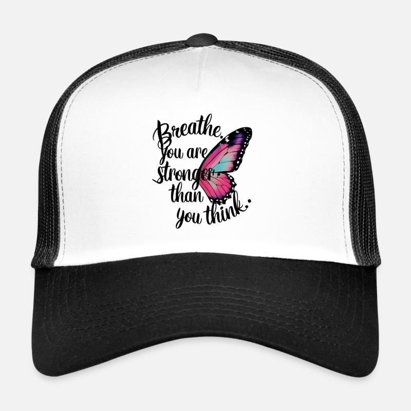Aile de motivation avec texte inspirant Casquette trucker 