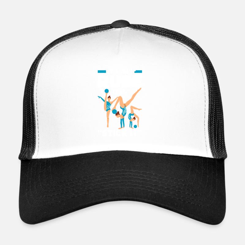 It's not rude to yell - Trucker Cap - white/black