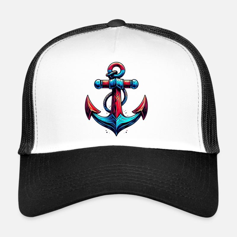 Une ancre Casquette trucker 