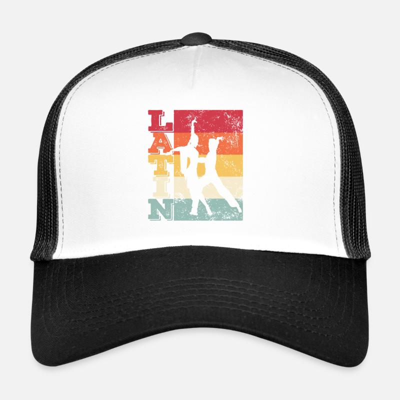 Latin Dance Couple Retro Formation Rumba Dancer Trucker Cap