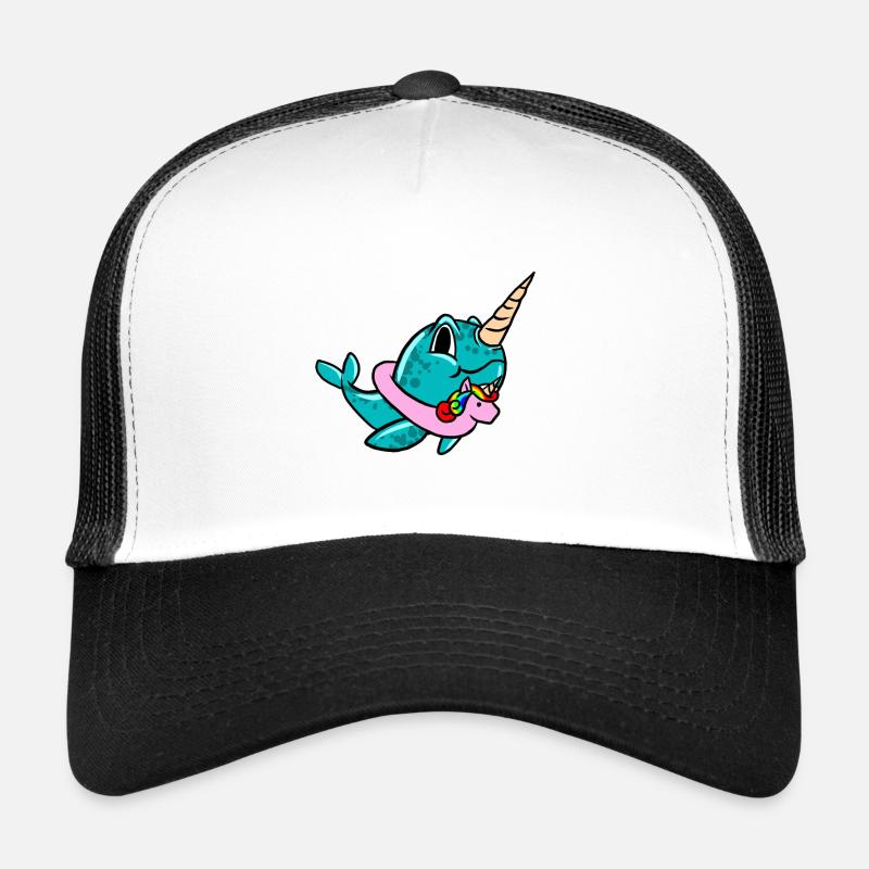 Narval On Unicorn Float Bouée de sauvetage Float Cool pun Casquette trucker 