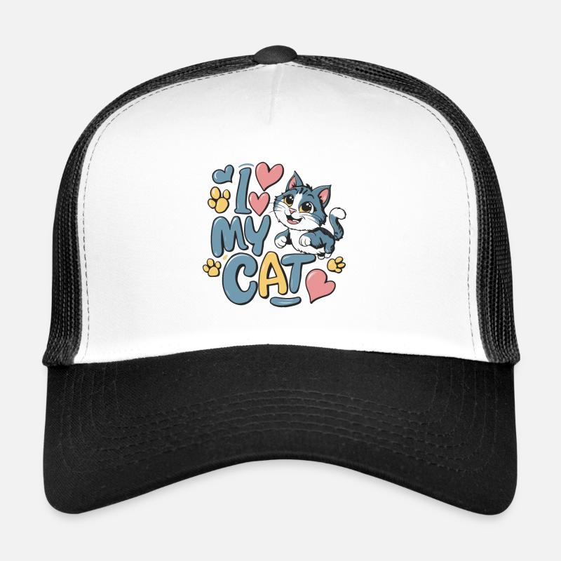J’AIME MON CHAT Casquette trucker 
