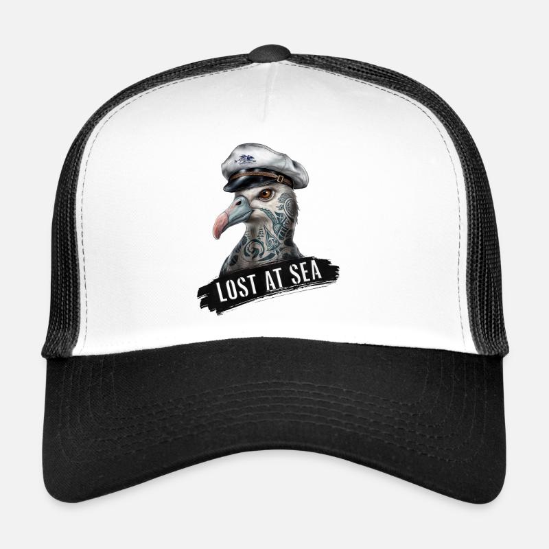 Perdu mais pas des moindres : la mouette tatouée Casquette trucker 