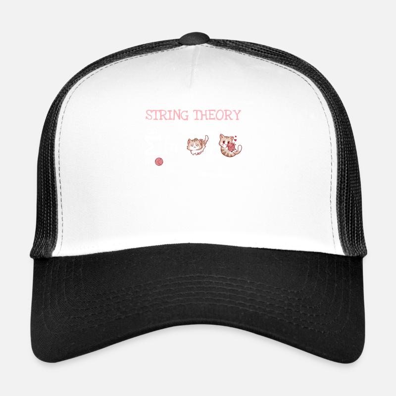 String Theorie Nerd Schrödingers Katze Trucker Cap