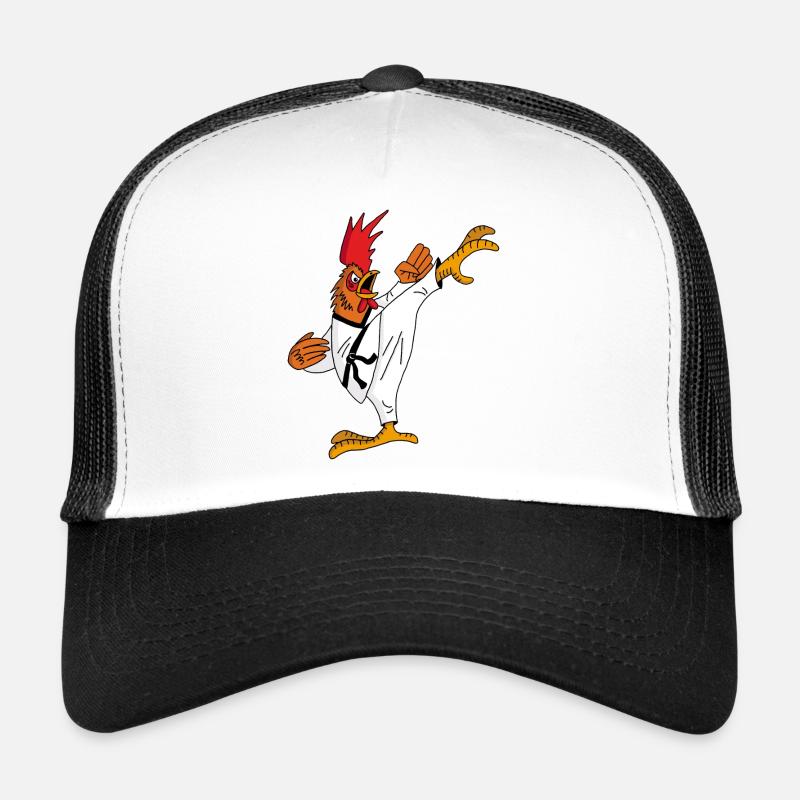 Coq et karaté Casquette trucker 