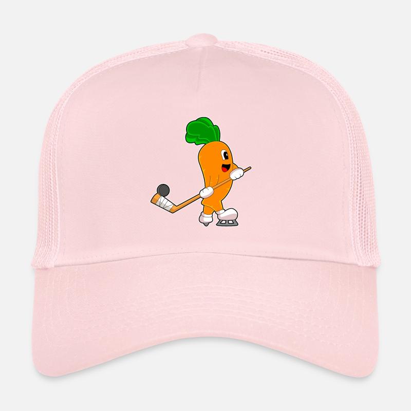 Karotte Eishockey Eishockeyschläger Trucker Cap