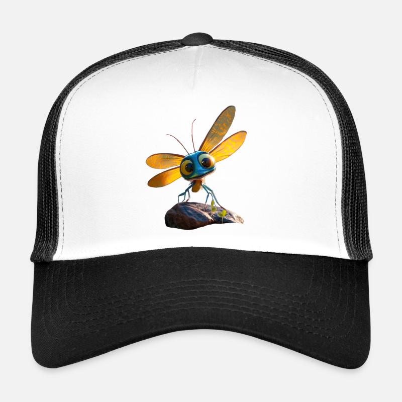 Libellule Libellule Ailes Colorées Libellules Mignonnes Casquette trucker 