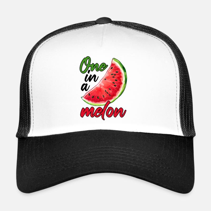 One In A Melon Funny Melon Summer Trucker Cap