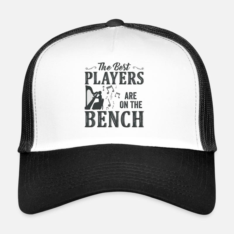 Les meilleurs joueurs s’assoient sur le banc de la harpe Casquette trucker 