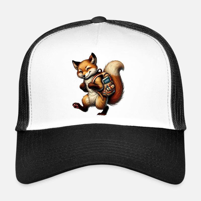 Commencer l’école en s’amusant : Fox pour les débutants Casquette trucker 