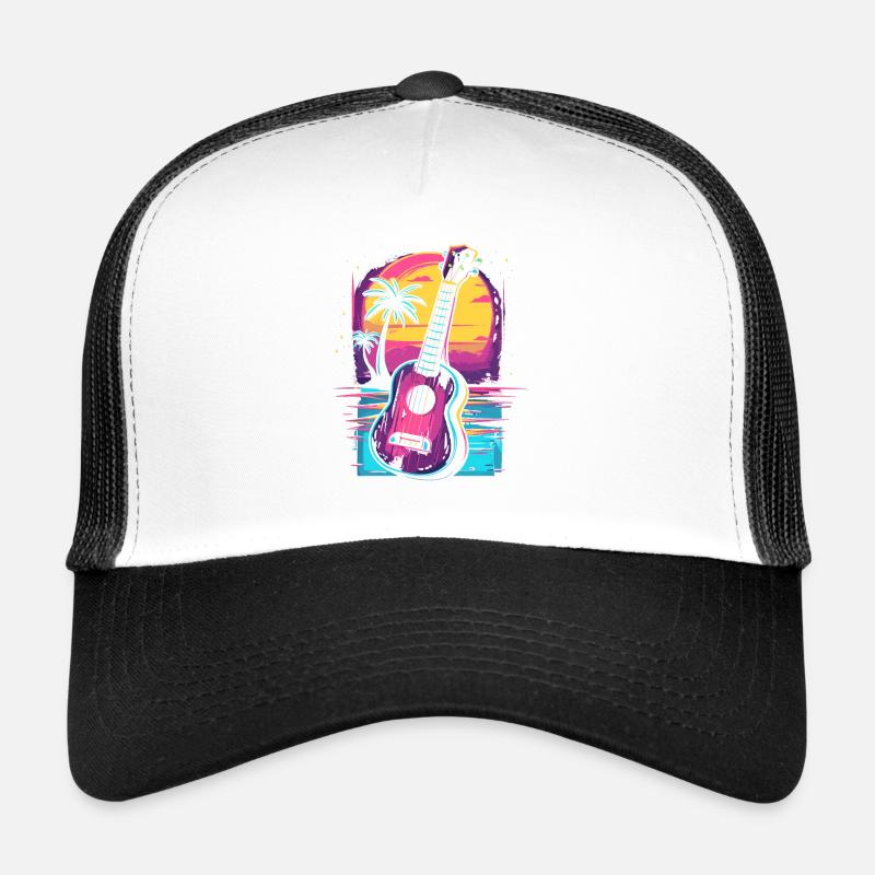 Ukulélé Look Années 80 Casquette trucker 