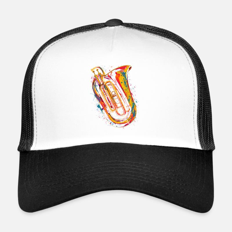 Tuba Graphic Trucker Cap