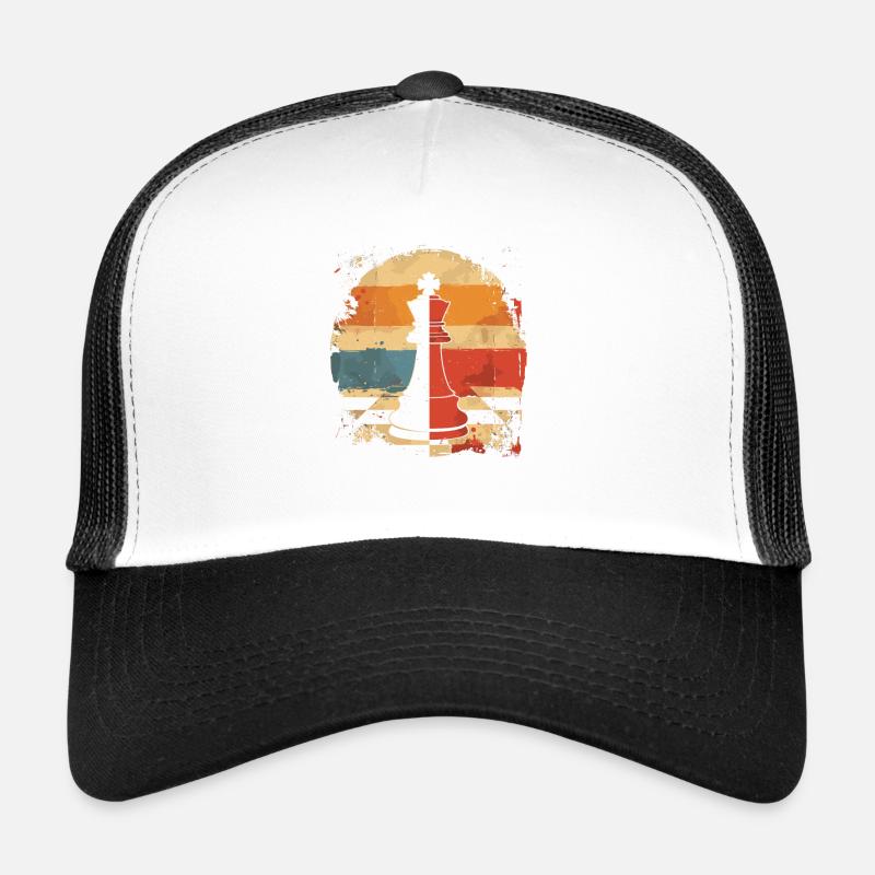 Pièce d’échecs Retrowave Casquette trucker 
