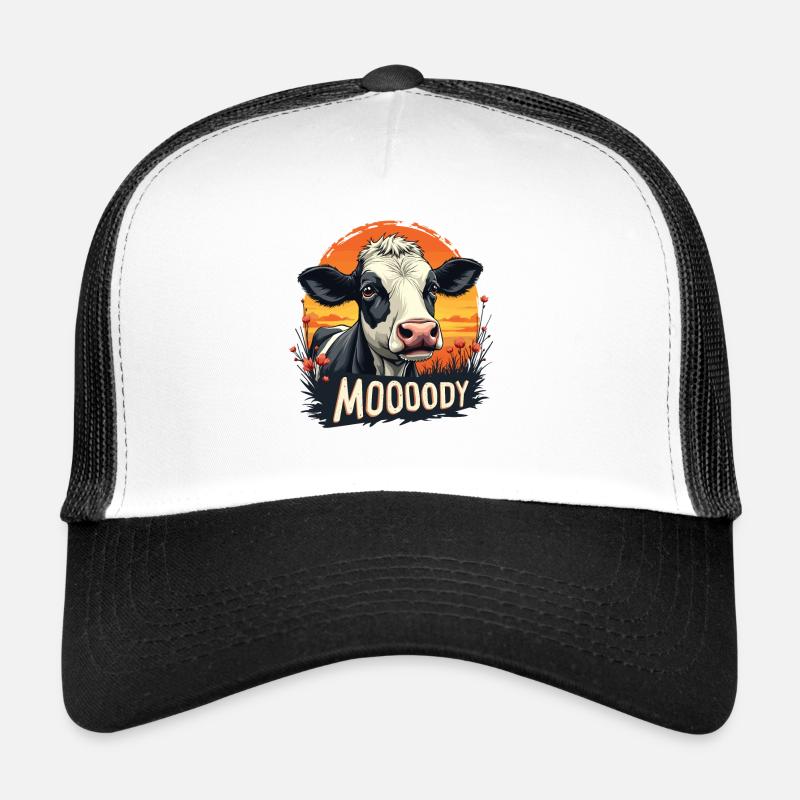 Cows Moo Cow Moo Cattle Dairy Cow Dairy Farmer Trucker Cap