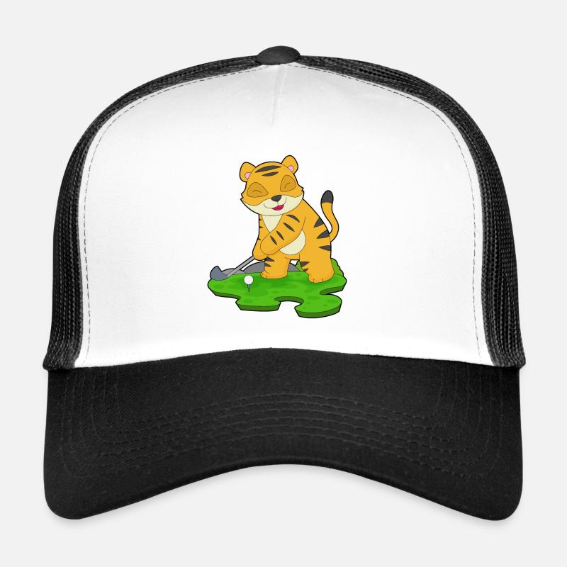 Tiger Golf Golf Clubs Trucker Cap