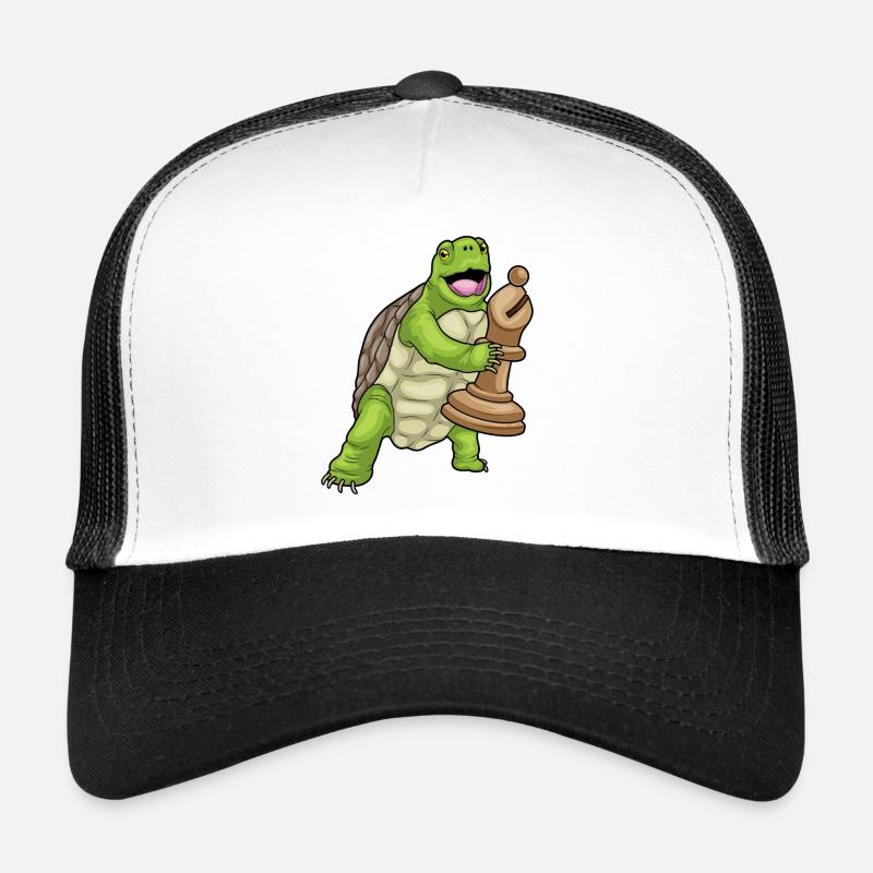 Turtle Chess Piece Bishop Chess Trucker Cap