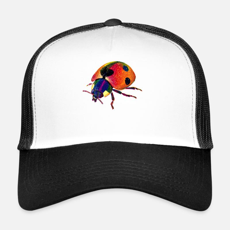 Ladybug Ladybug Insects Colorful Cute Ladybugs Trucker Cap