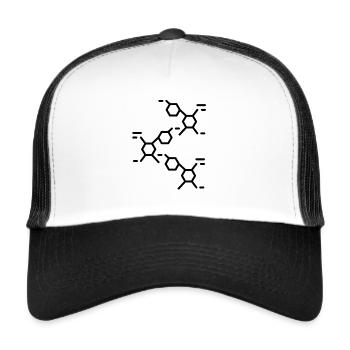 Neurons Chemistry Science Periodic Table Laboratory - Trucker Cap - white/black - Front