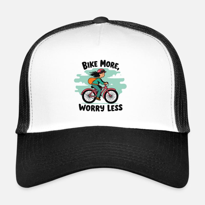 FAITES PLUS DE VÉLO, SANS SOUCIS Casquette trucker 