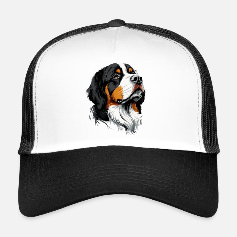 Bouvier bernois Chiens mignons Bouvier suisse Casquette trucker 