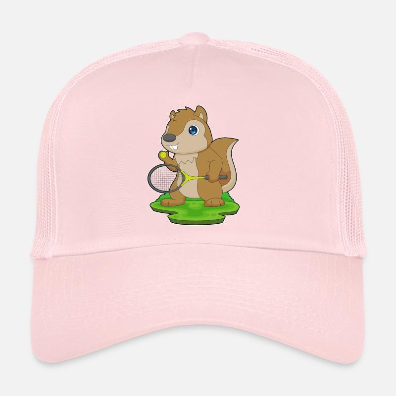 Eichhörnchen Tennis Tennisschläger Trucker Cap
