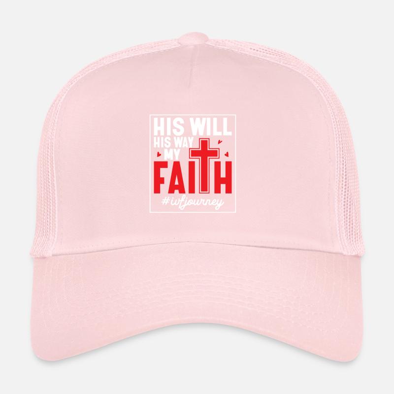 Sa volonté Ma foi #IVFJourney l’infertilité Casquette trucker 