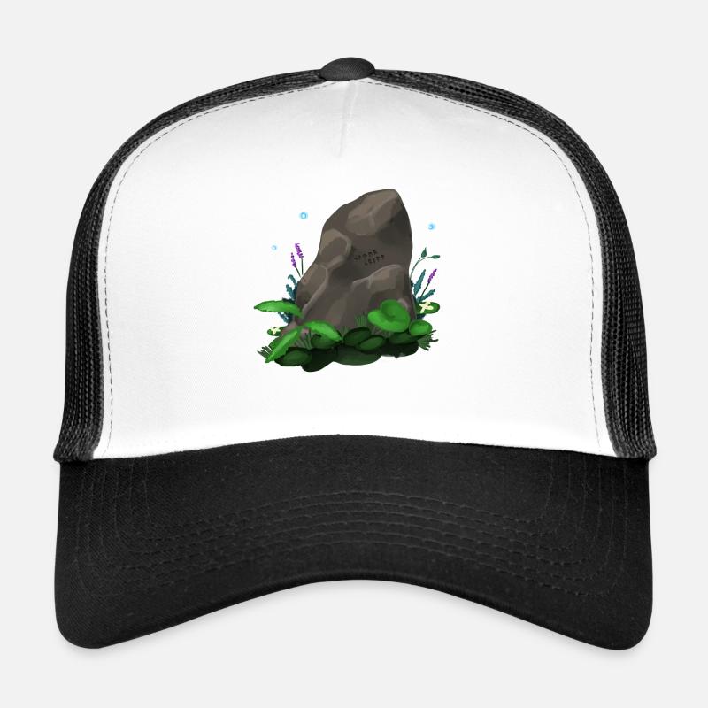 Runes Stone - Trucker Cap - Weiß/Schwarz