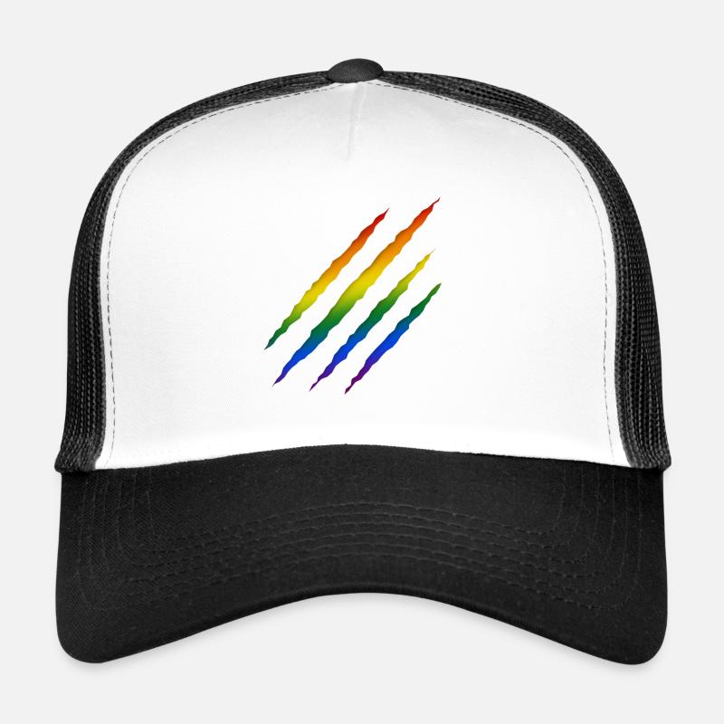 Rainbow LGBT Trucker Cap