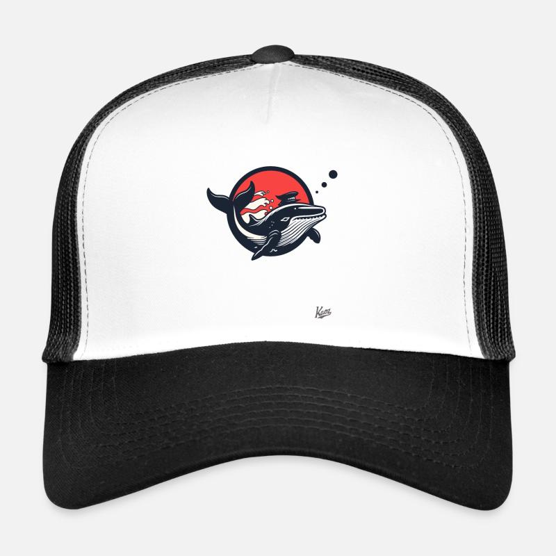 Marin marin baleine Casquette trucker 