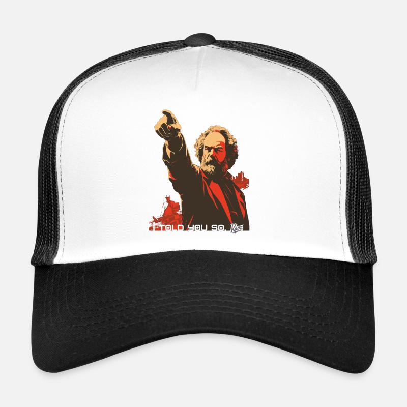 Propaganda style: Marx, I told you Trucker Cap