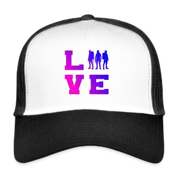 Women's Climbing Climber Climbing Boulder - Trucker Cap - white/black - Front
